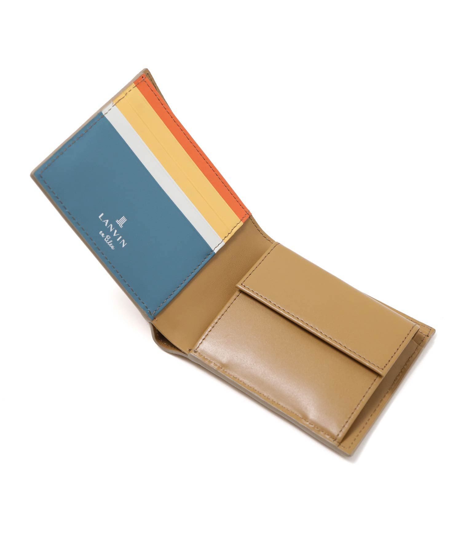 LANVIN en Bleu / ランバン オン ブルー スタンパ 二つ折り財布 カード