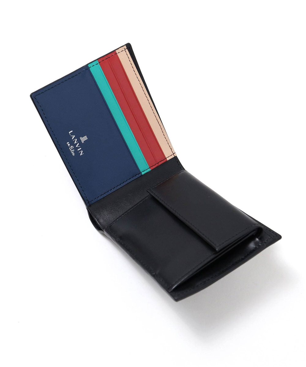 LANVIN en Bleu / ランバン オン ブルー スタンパ 二つ折り財布 カード