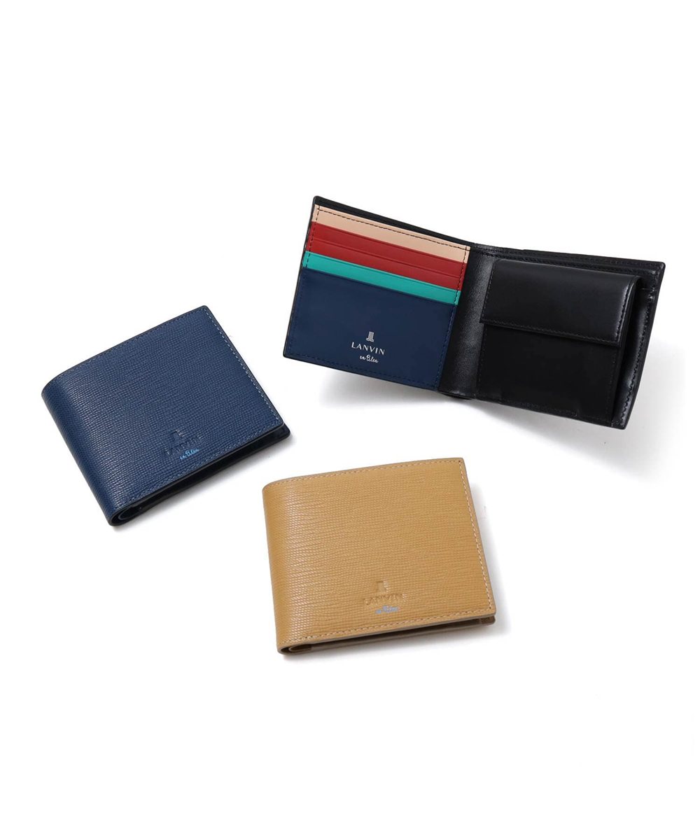 ランバン オン ブルー スタンパ 二つ折り財布 カード段6