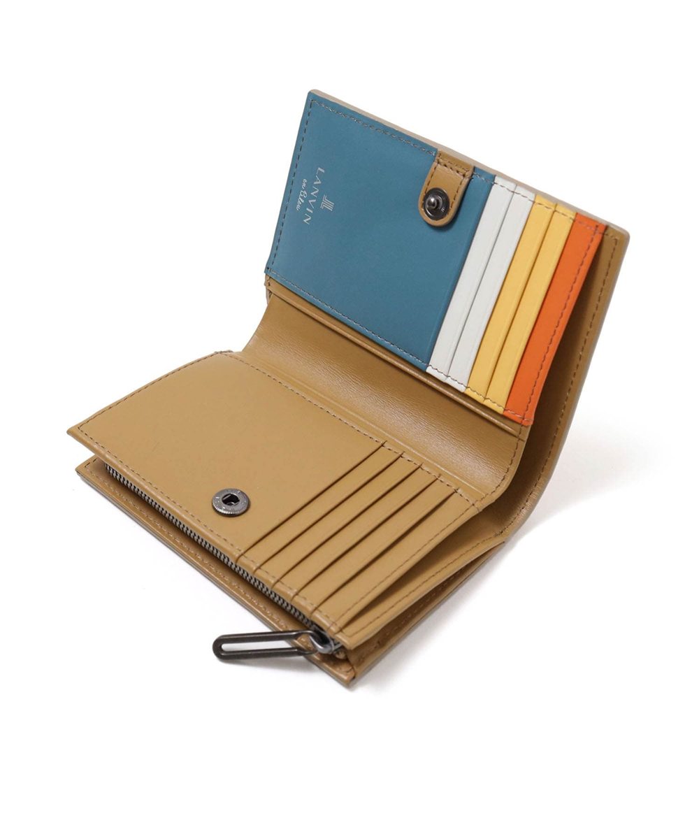 ランバン オン ブルー スタンパ セミ長財布 カード段12