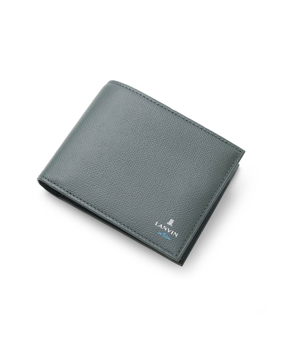 ランバン オン ブルー デクスター 二つ折り財布 中ベラ付き カード段10