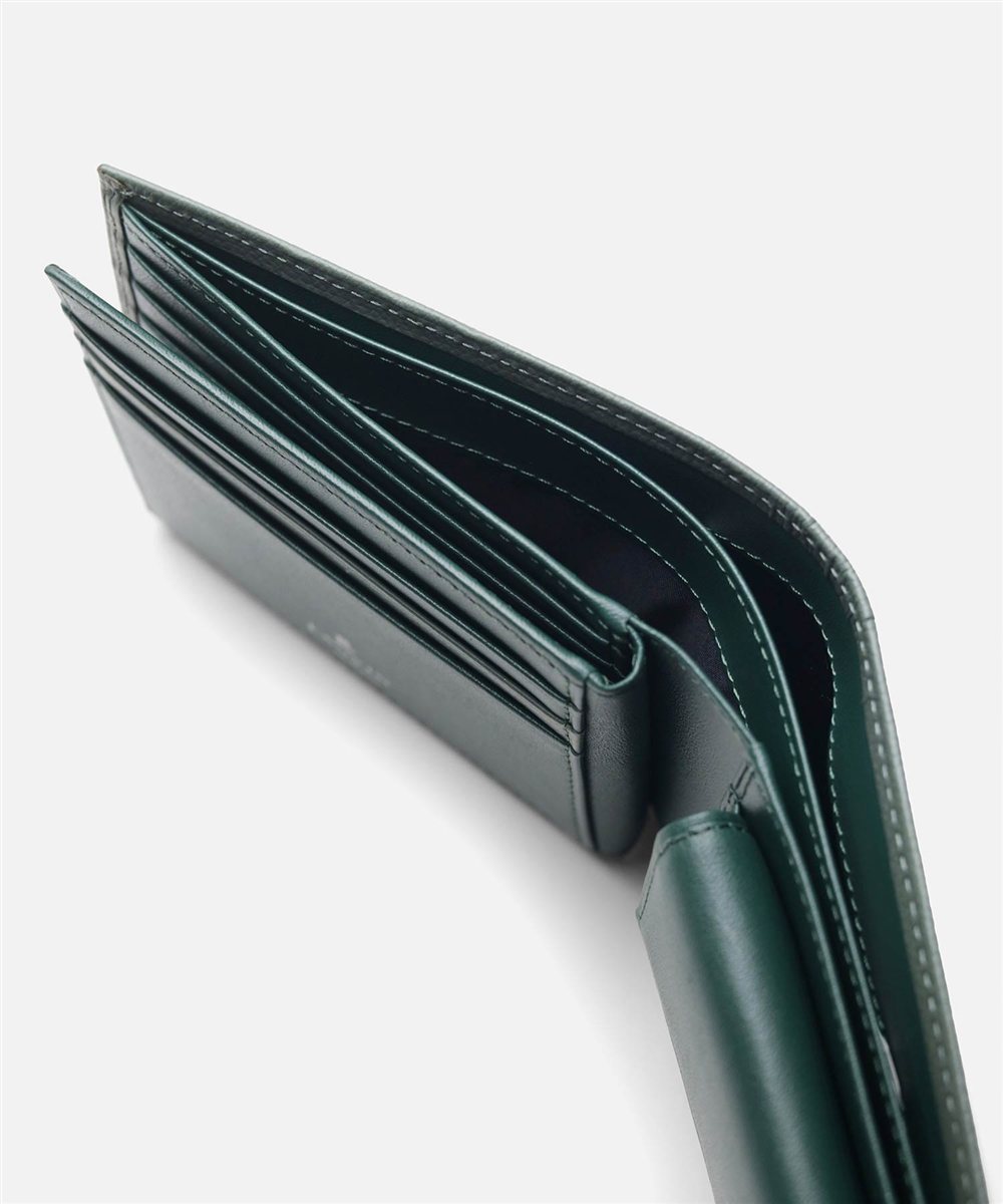 ランバン オン ブルー デクスター 二つ折り財布 中ベラ付き カード段10