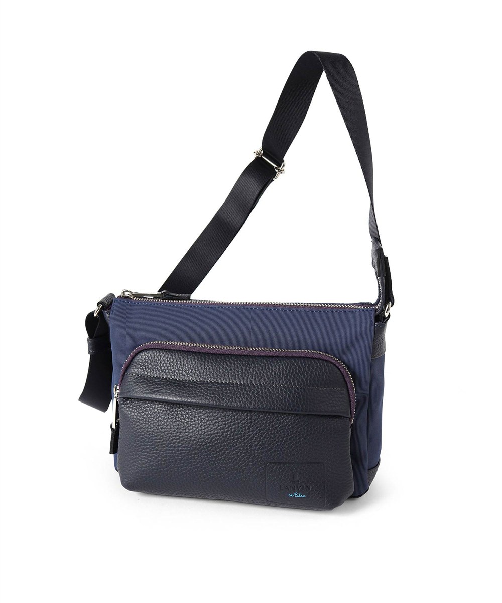 ランバン オン ブルー ピケ ミニショルダーバッグ