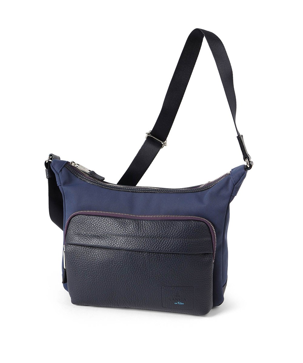 ランバン オン ブルー ピケ ショルダーバッグ