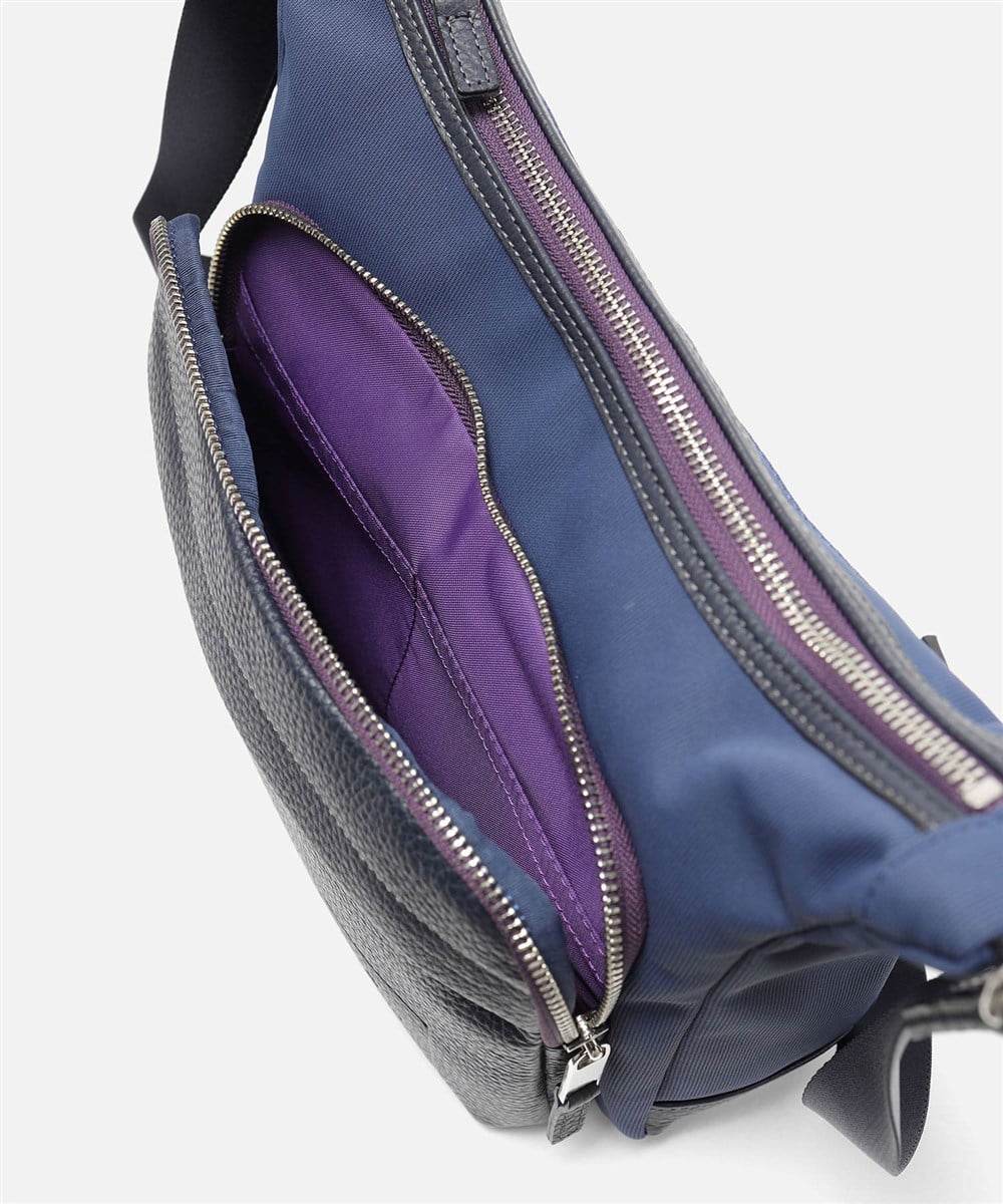 ランバン オン ブルー ピケ ショルダーバッグ