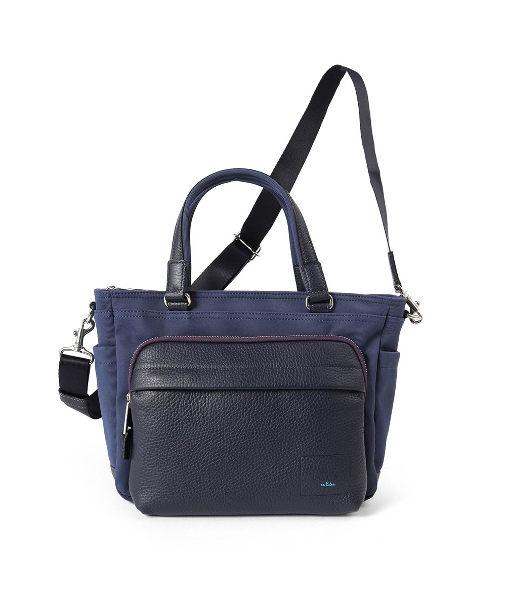 ランバン オン ブルー ピケ ドライビングトートバッグ 2WAY