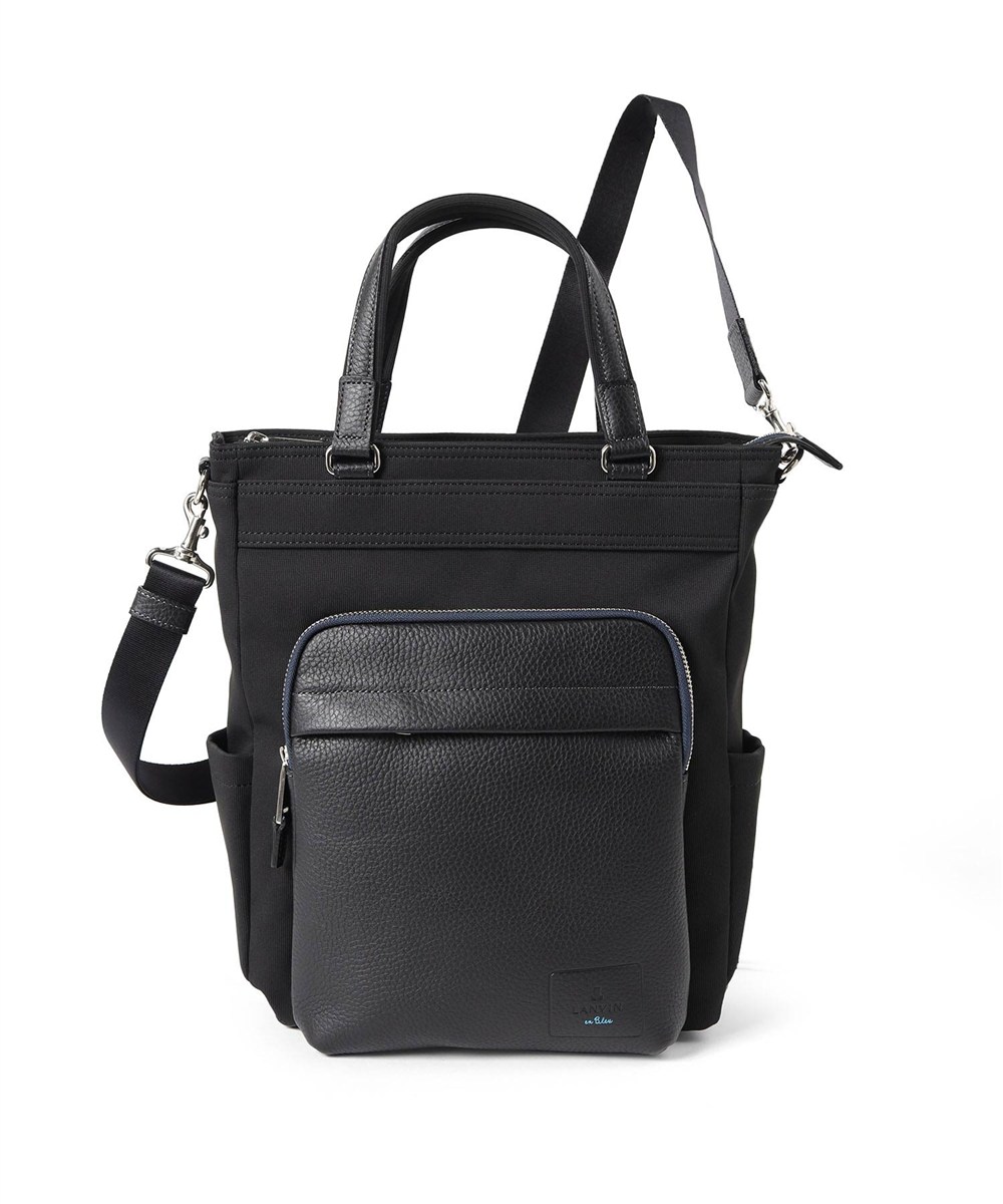 ランバン オン ブルー ピケ ショルダー兼用 トートバッグ A4