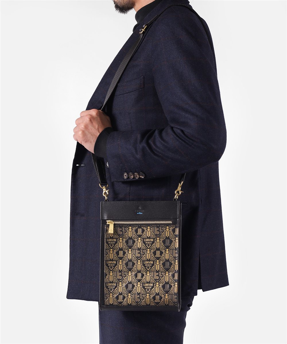 ランバン オン ブルー アールデコ ミニショルダーバッグ