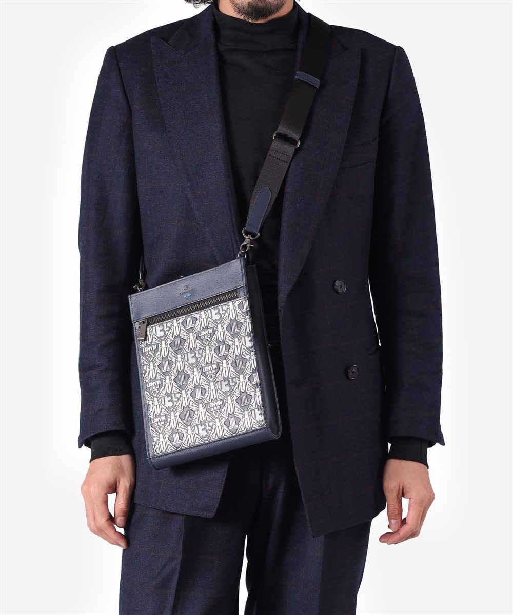 ランバン オン ブルー アールデコ ミニショルダーバッグ