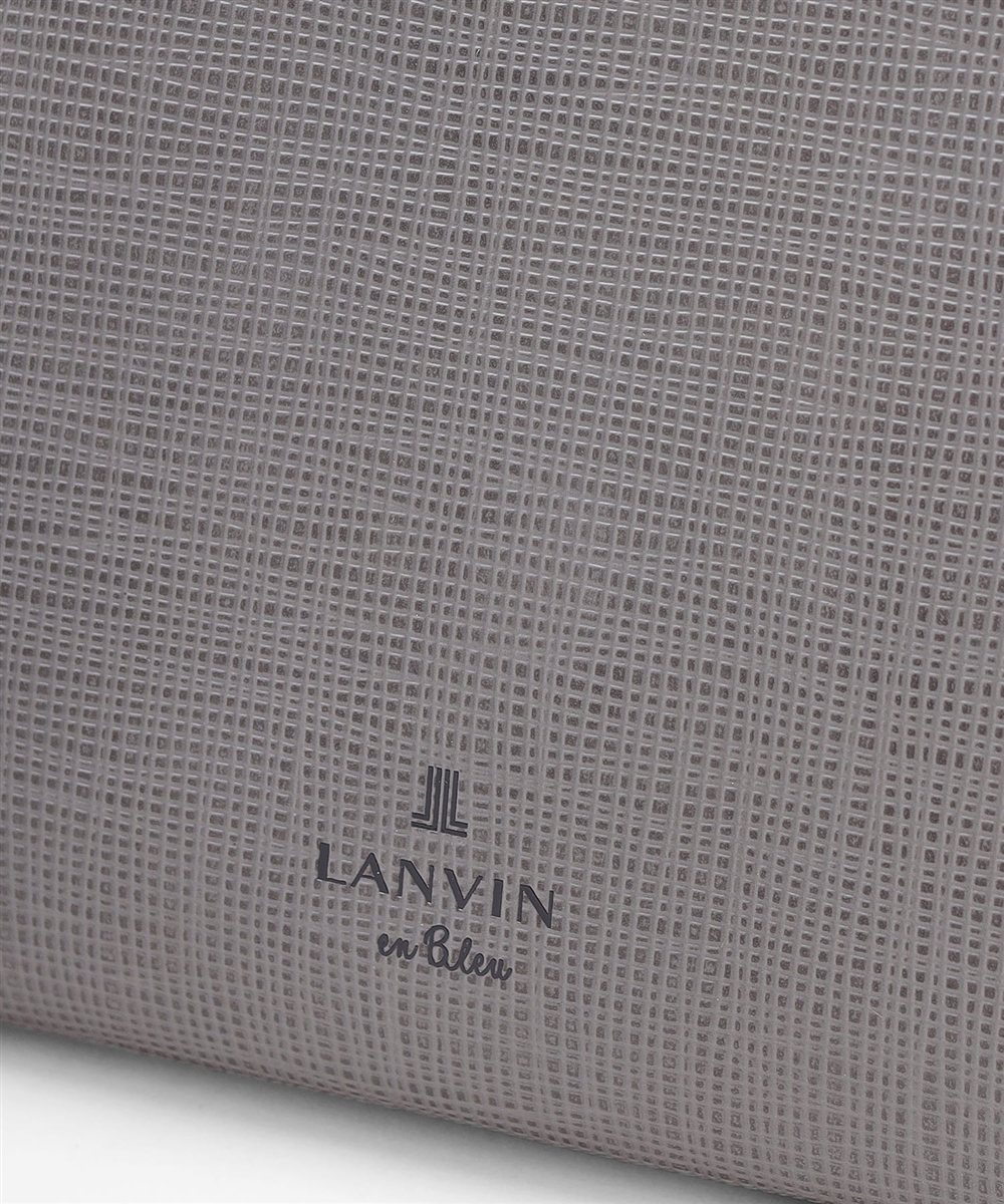 ランバン オン ブルー ゼブダ レザークラッチバッグ