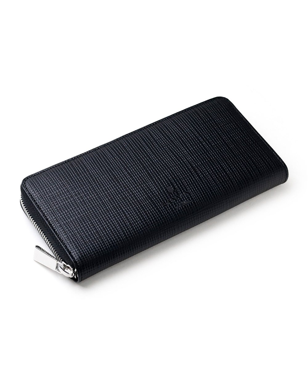 ランバン オン ブルー ゼブダ ラウンドファスナー長財布 カード段12