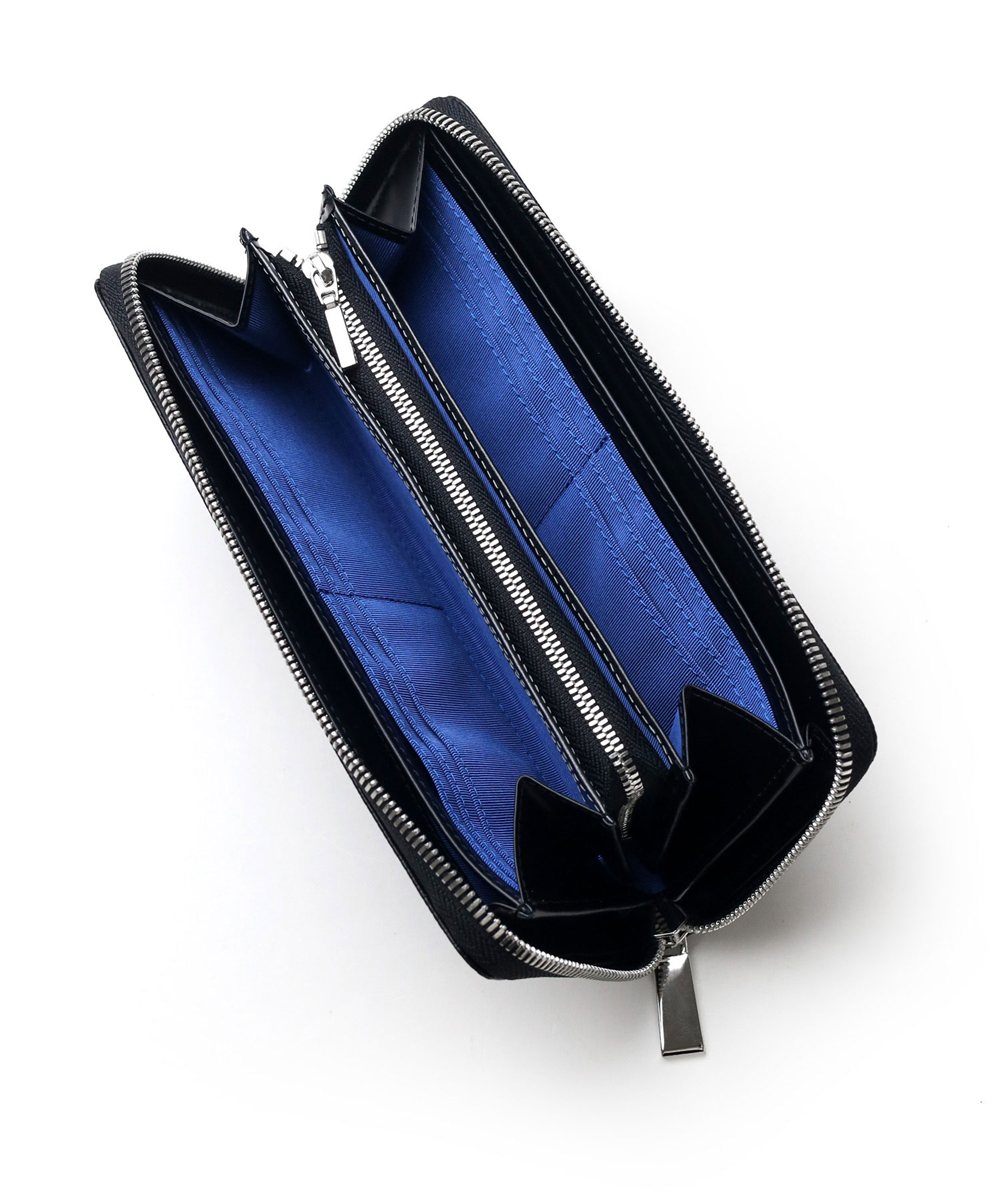 ランバン オン ブルー ゼブダ ラウンドファスナー長財布 カード段12