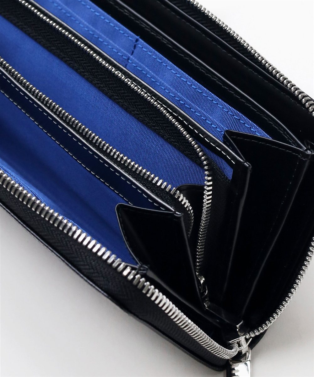 ランバン オン ブルー ゼブダ ラウンドファスナー長財布 カード段12