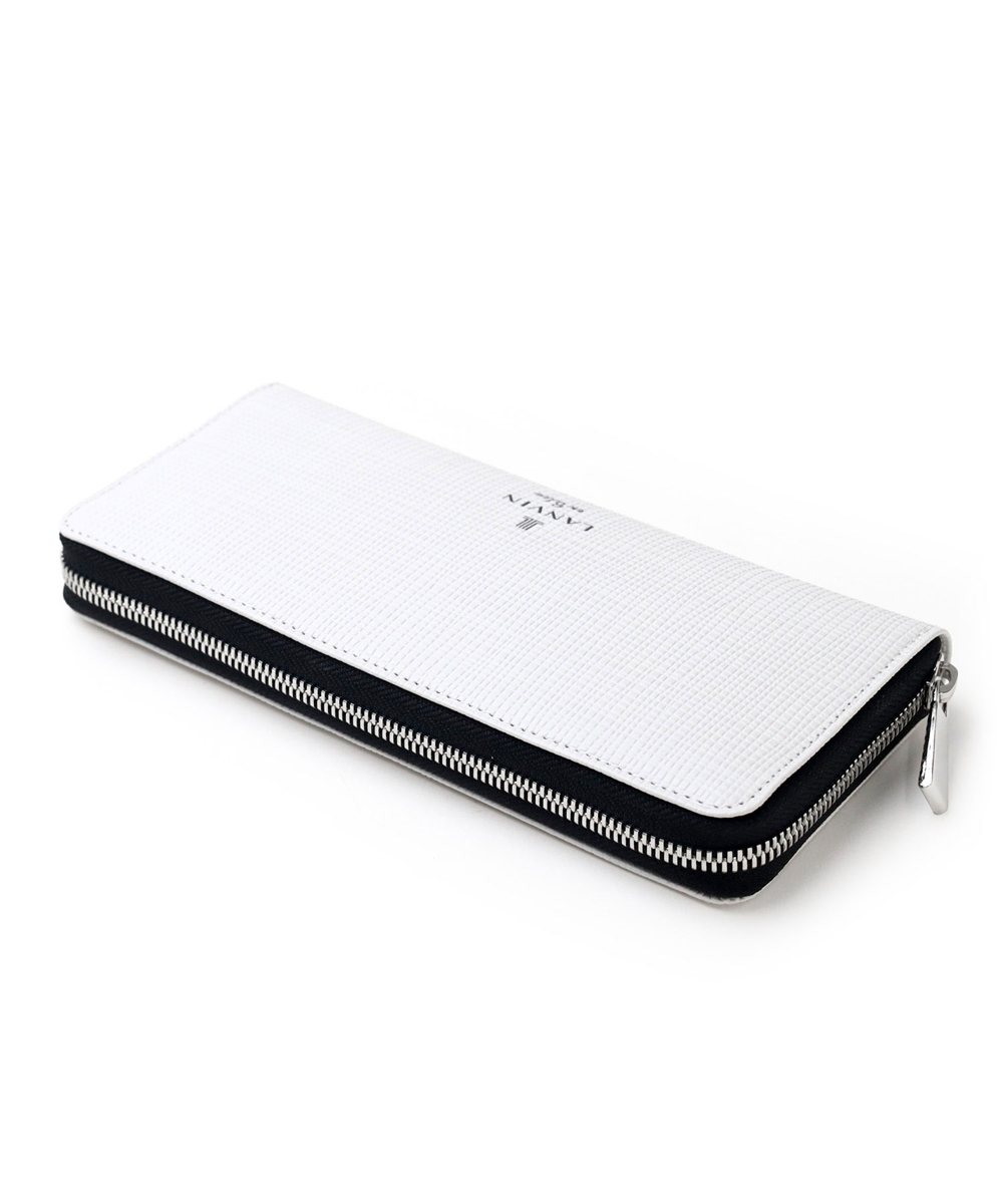 ランバン オン ブルー ゼブダ ラウンドファスナー長財布 カード段12