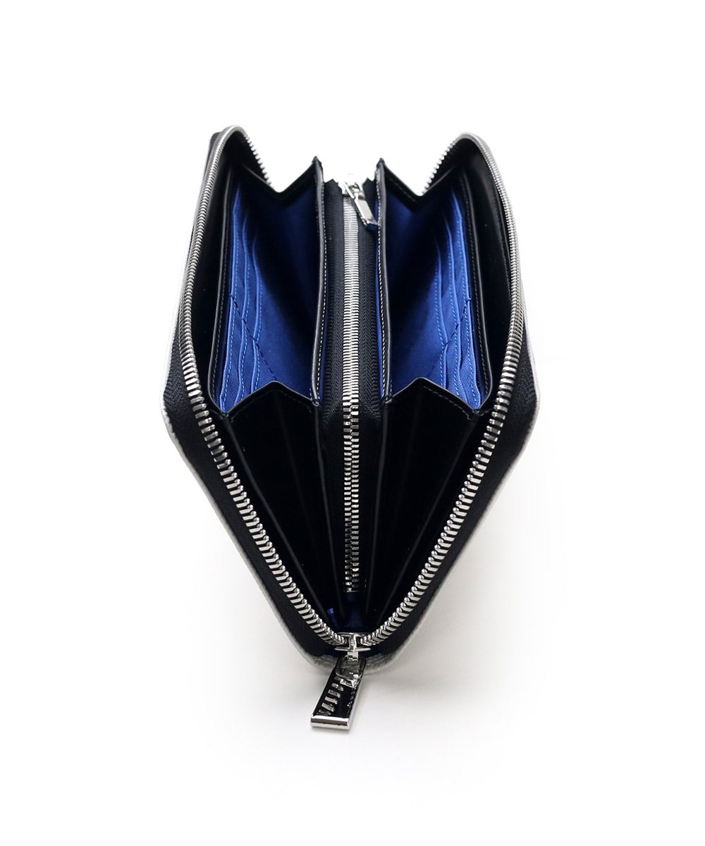 ランバン オン ブルー ゼブダ ラウンドファスナー長財布 カード段12