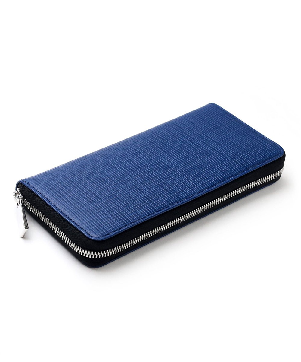 ランバン オン ブルー ゼブダ ラウンドファスナー長財布 カード段12