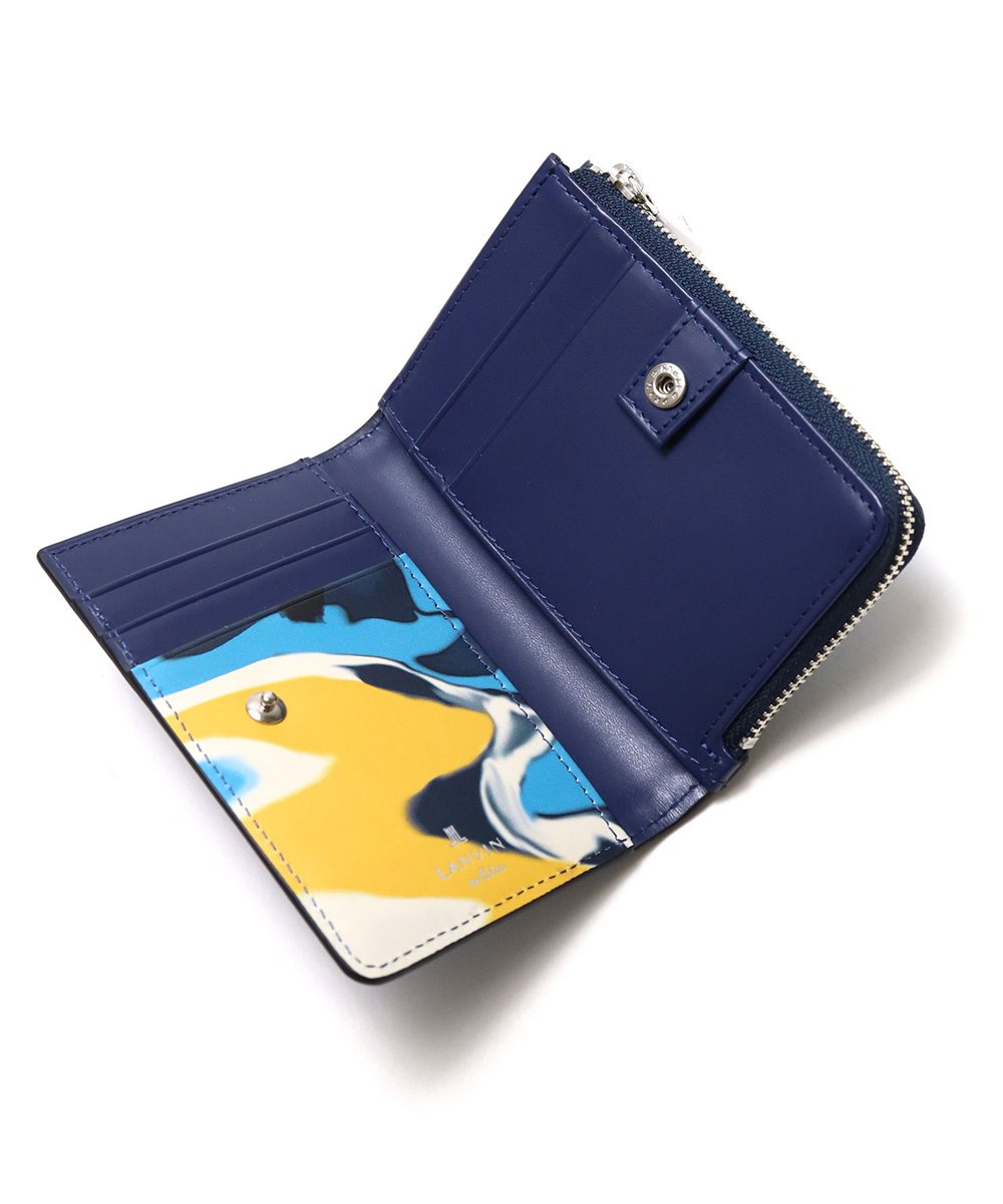 ランバン オン ブルー ネビュラ カードケース兼用 小銭入れ