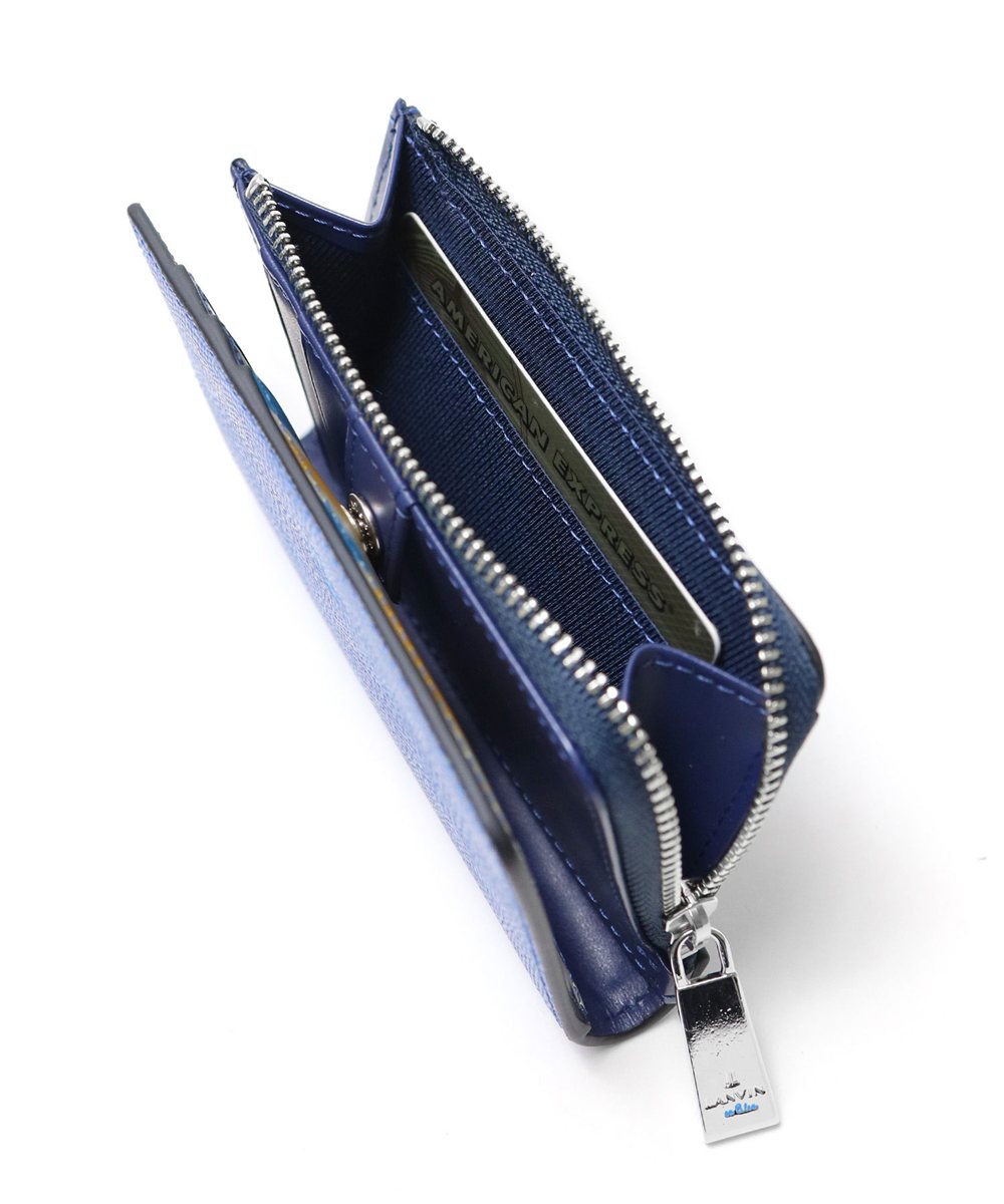 ランバン オン ブルー ネビュラ カードケース兼用 小銭入れ