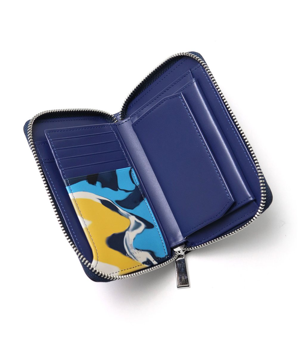 ランバン オン ブルー ネビュラ セミ長財布 カード段9