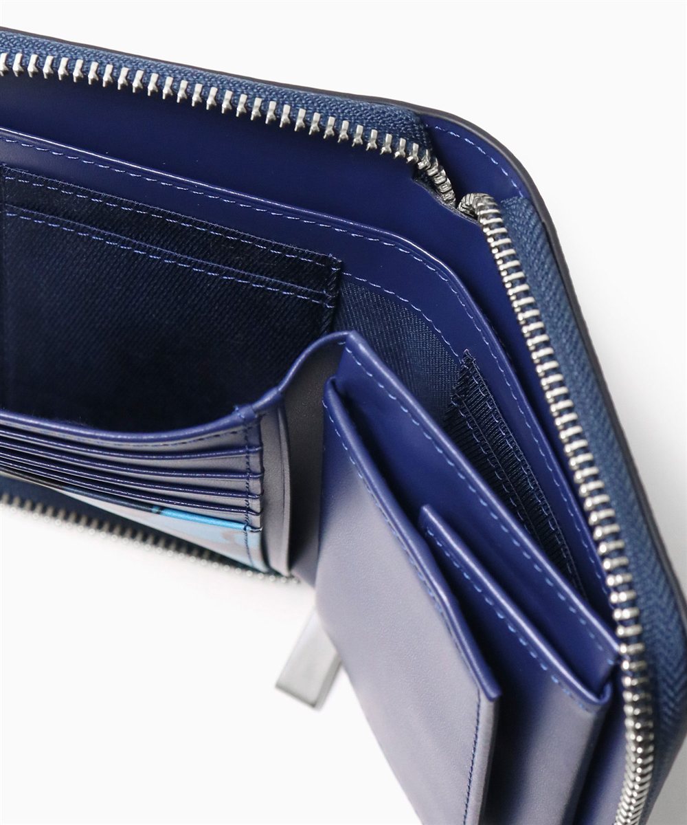 ランバン オン ブルー ネビュラ セミ長財布 カード段9