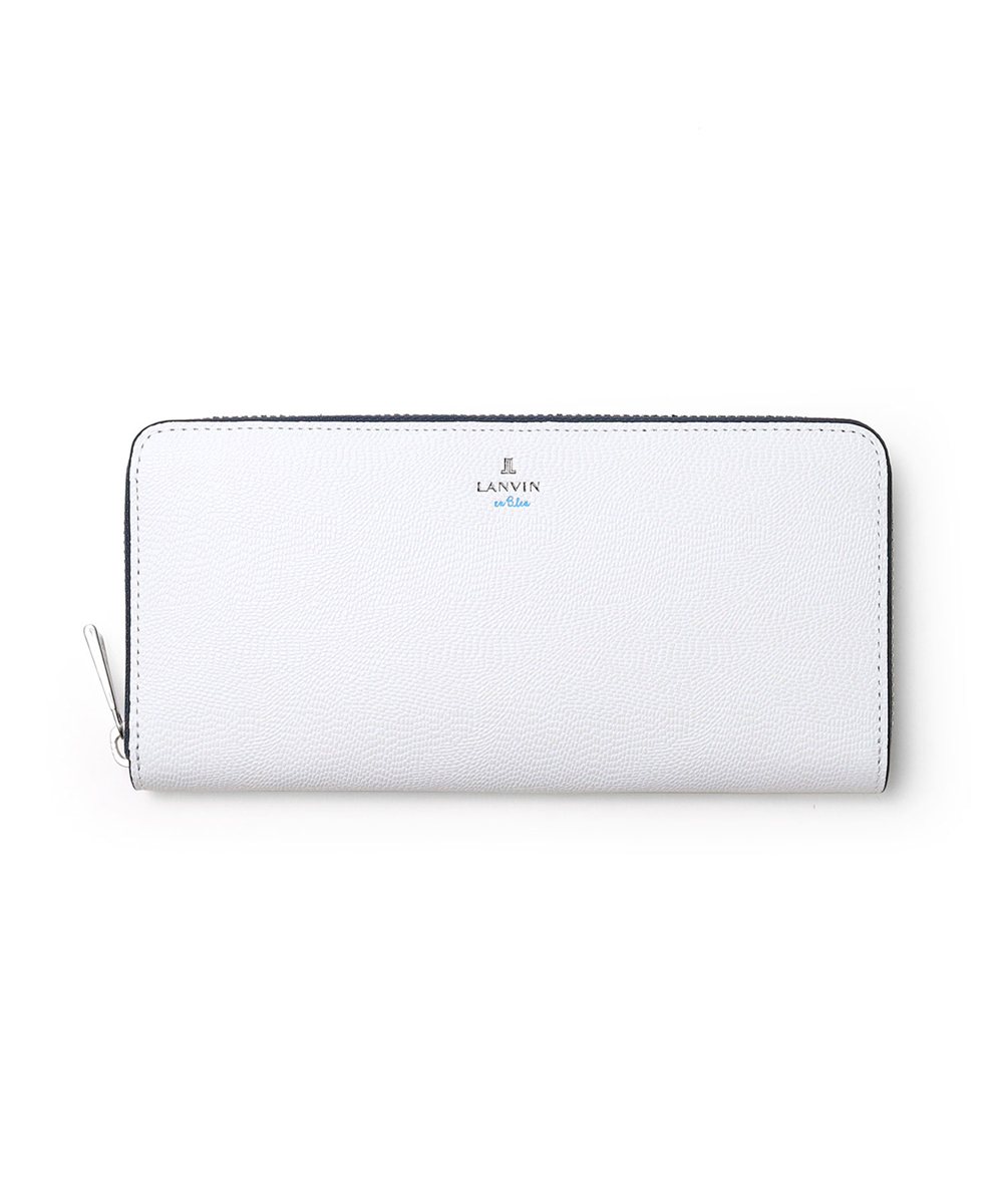 ランバン オン ブルー ネビュラ ラウンドファスナー長財布 カード段13