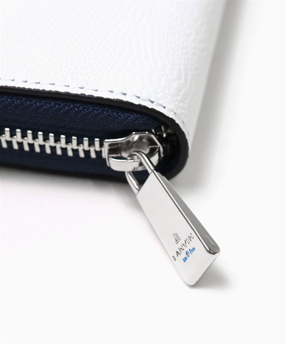ランバン オン ブルー ネビュラ ラウンドファスナー長財布 カード段13