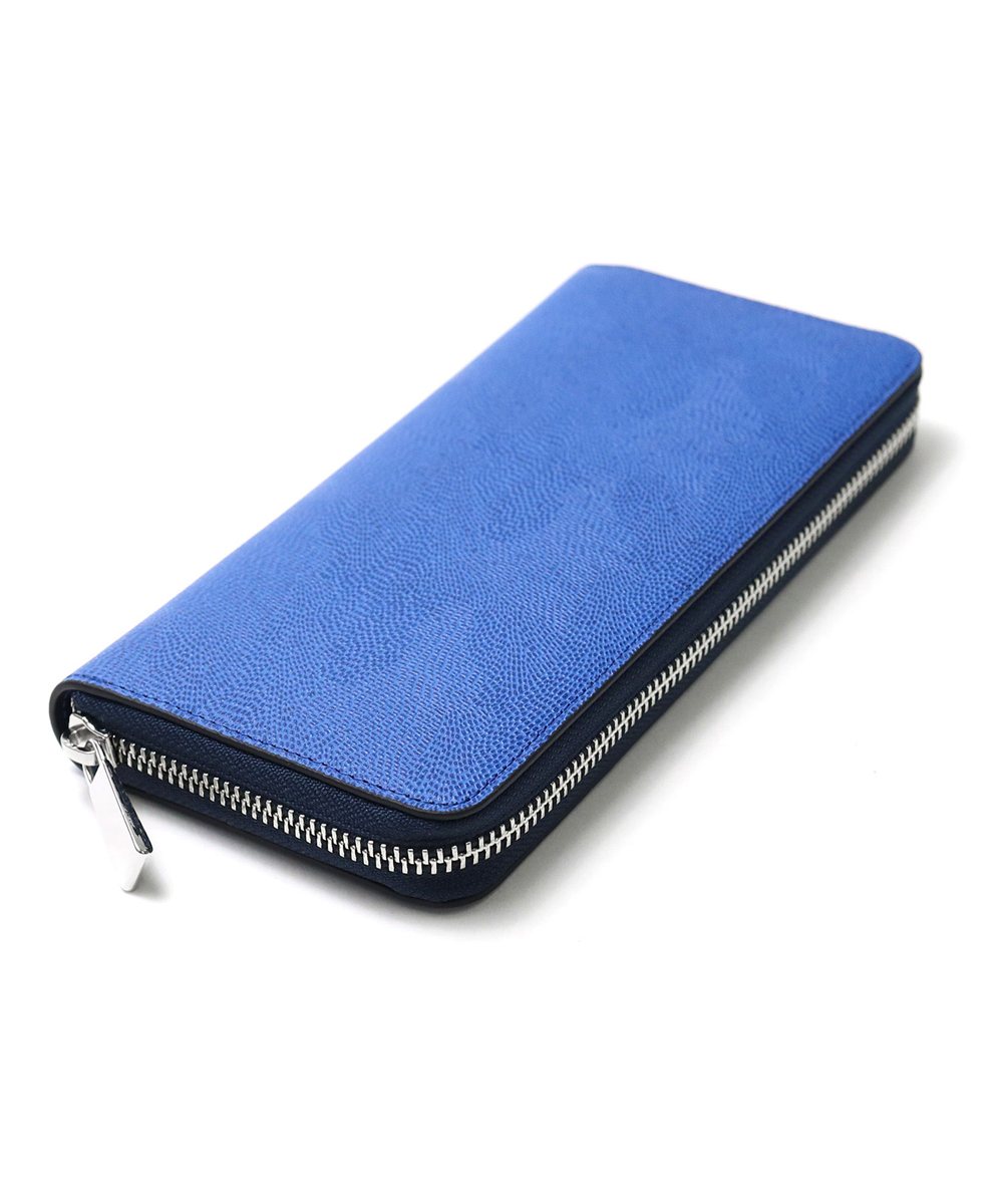 ランバン オン ブルー ネビュラ ラウンドファスナー長財布 カード段13