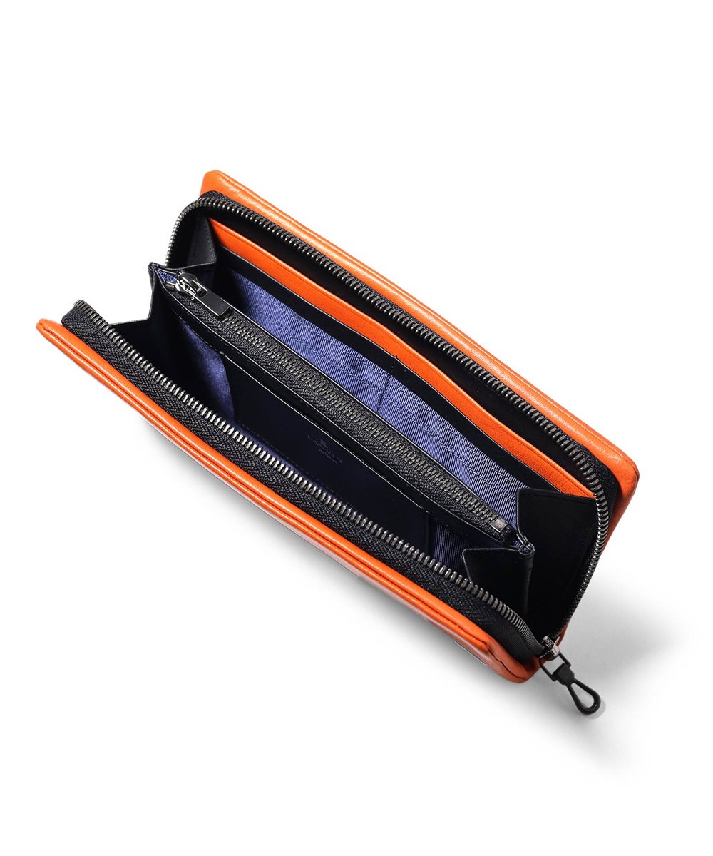 ランバン オン ブルー マルセイユ ラウンドファスナー長財布 カード段13