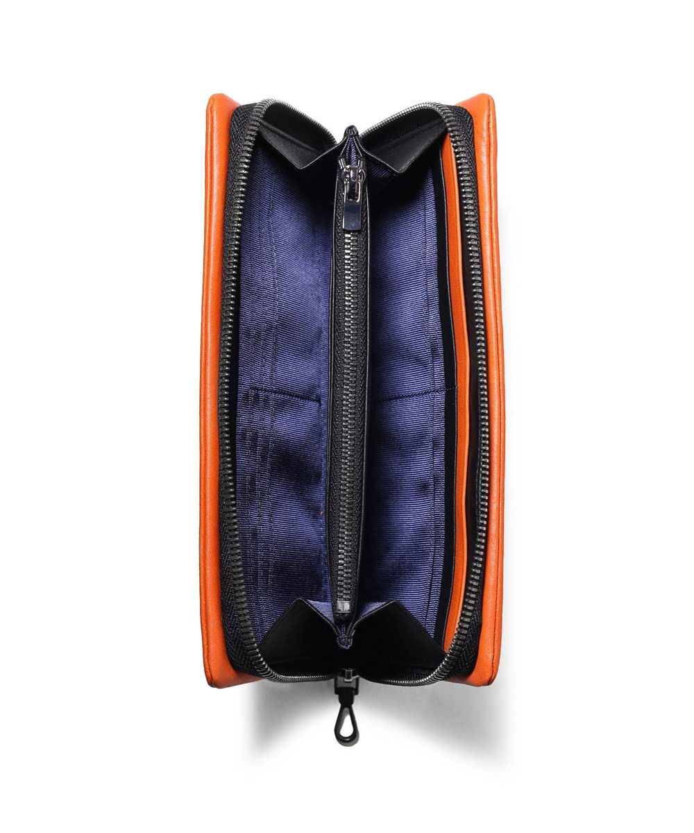 ランバン オン ブルー マルセイユ ラウンドファスナー長財布 カード段13