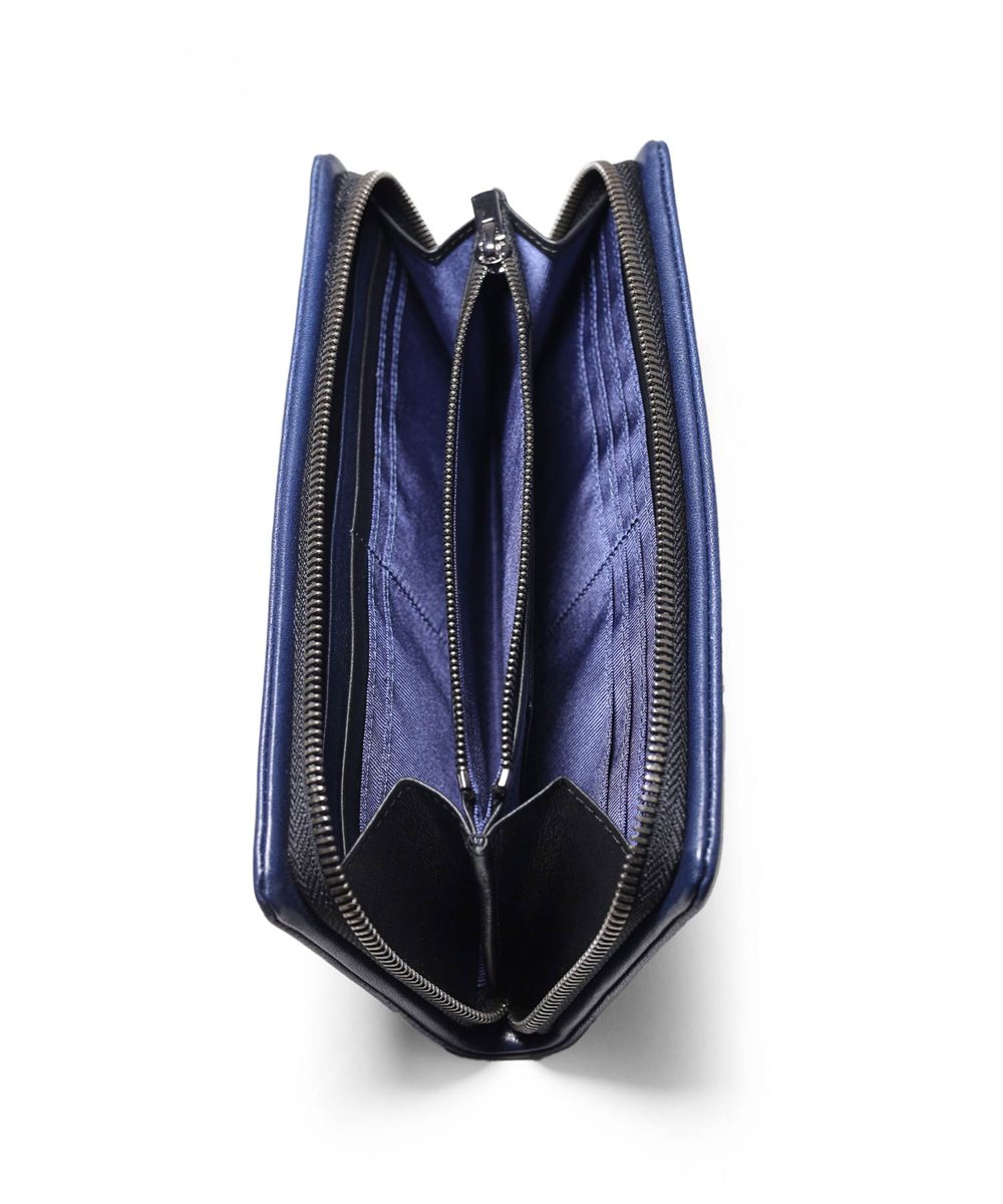 ランバン オン ブルー マルセイユ ラウンドファスナー長財布 カード段13