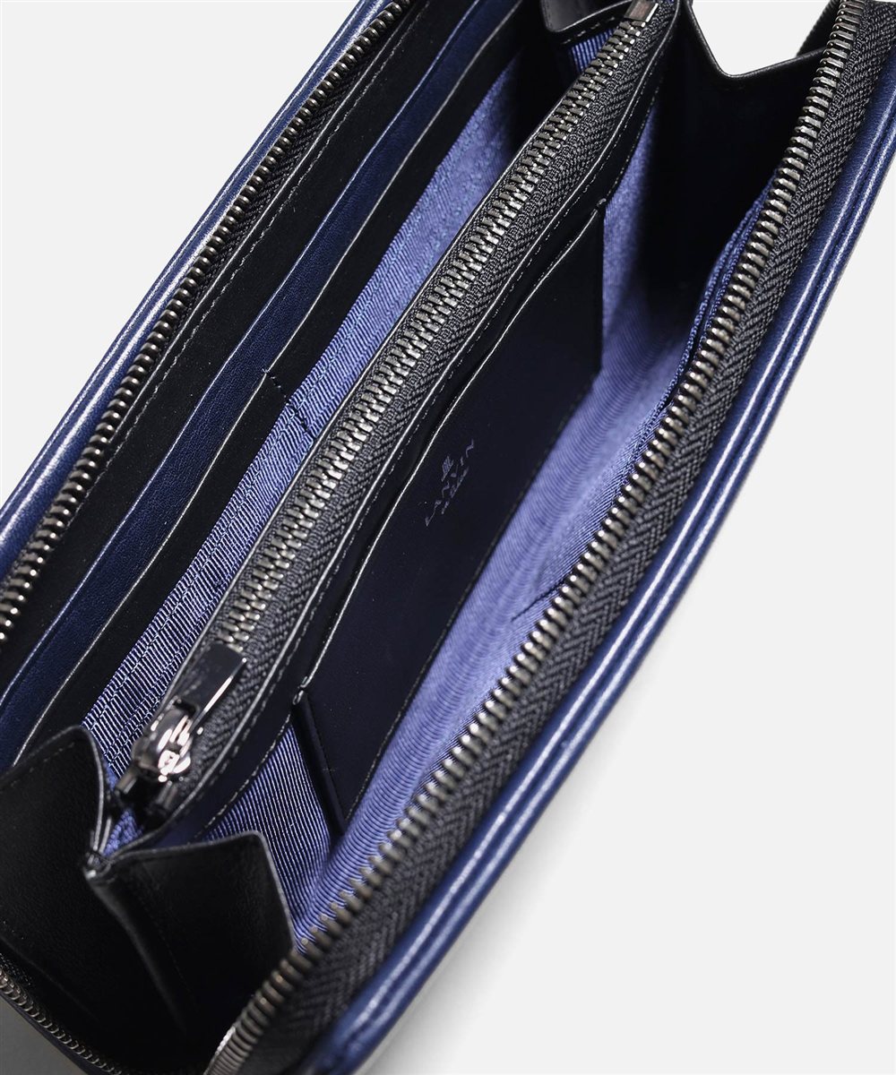 ランバン オン ブルー マルセイユ ラウンドファスナー長財布 カード段13