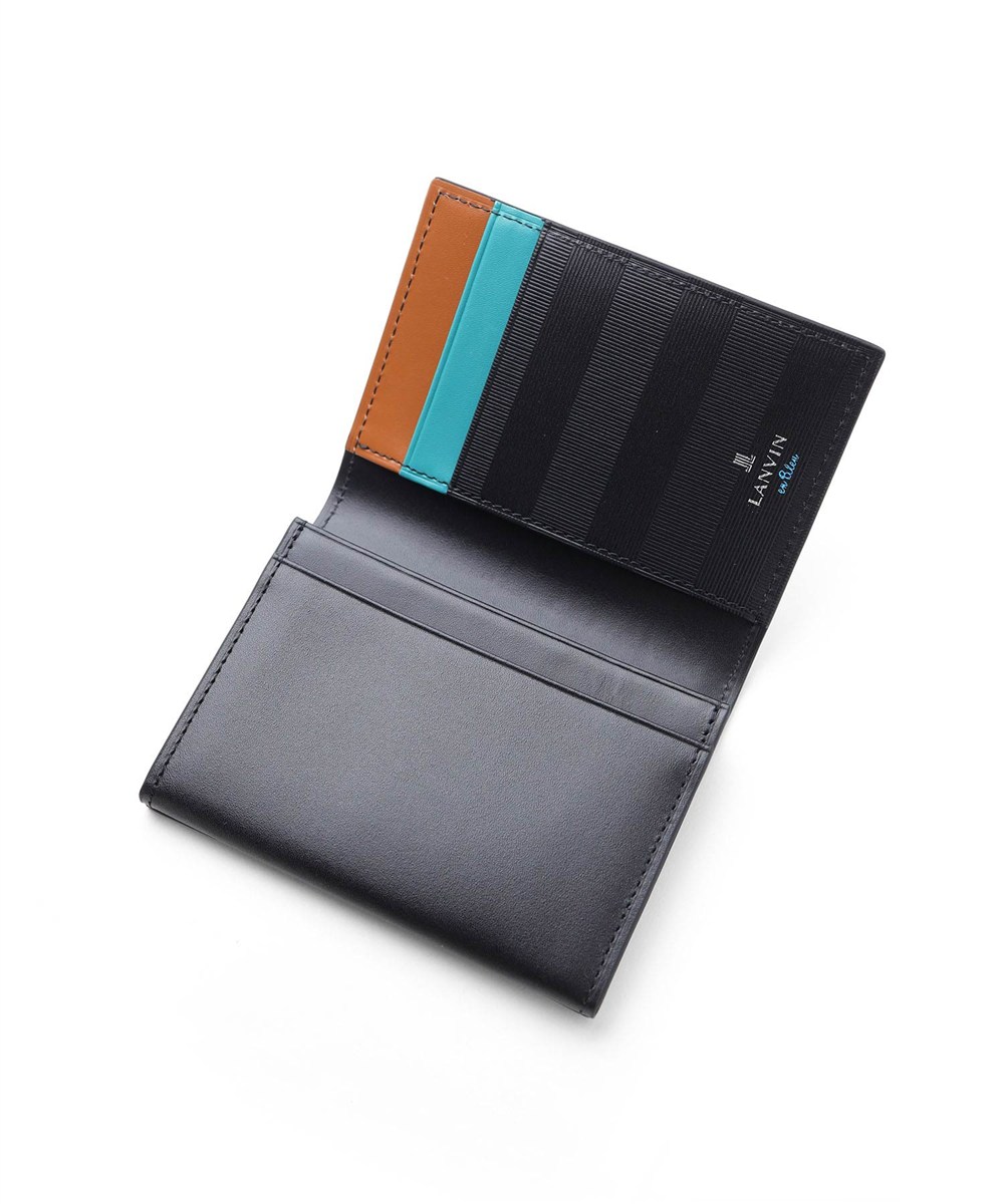 ランバン オン ブルー ポワール 名刺入れ