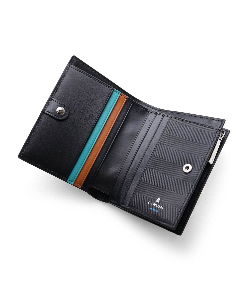 ランバン オン ブルー ポワール 二つ折り財布 カード段8