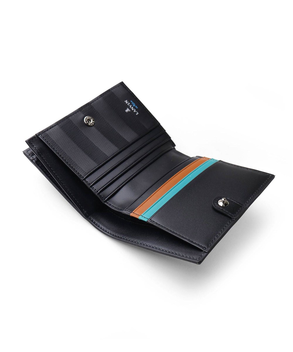 ランバン オン ブルー ポワール 二つ折り財布 カード段8