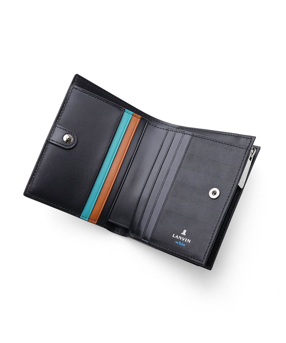 ランバン オン ブルー ポワール 二つ折り財布 カード段8