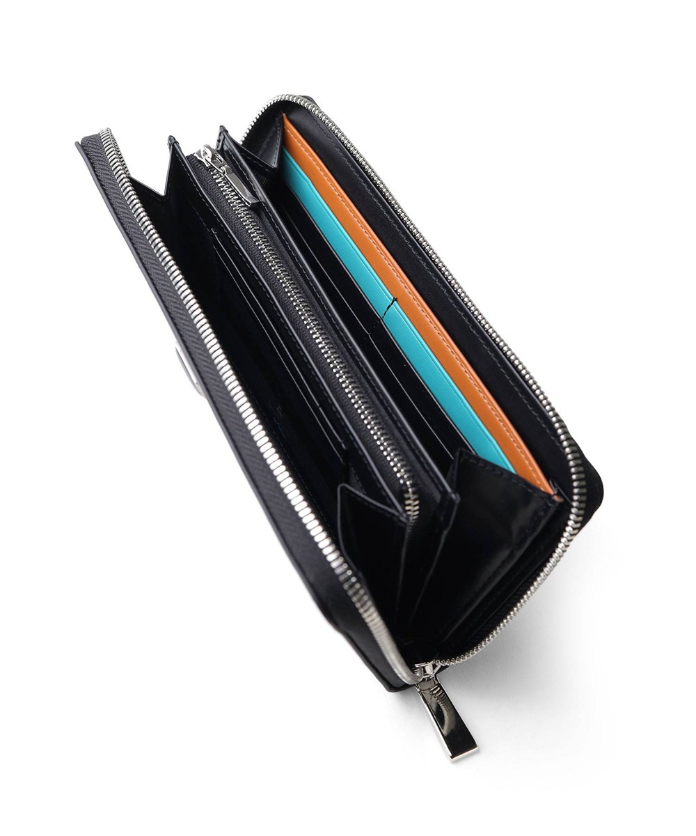 ランバン オン ブルー ポワール ラウンドファスナー長財布 カード段14