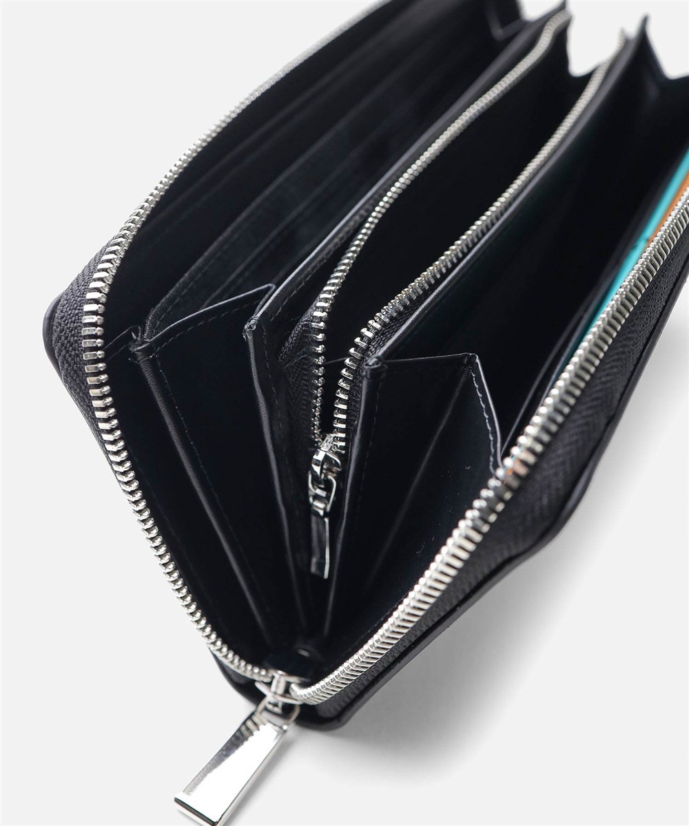 ランバン オン ブルー ポワール ラウンドファスナー長財布 カード段14