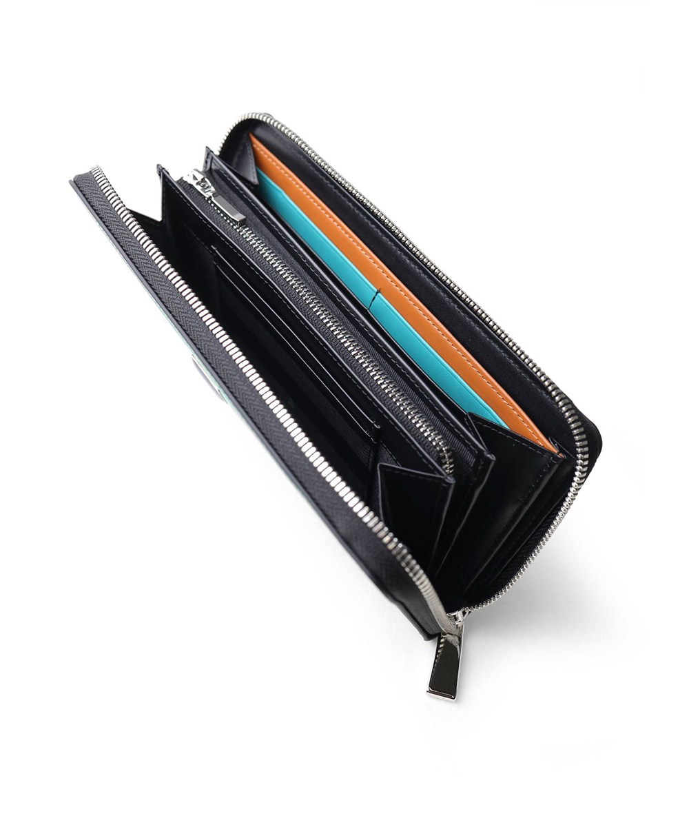 ランバン オン ブルー ポワール ラウンドファスナー長財布 カード段14