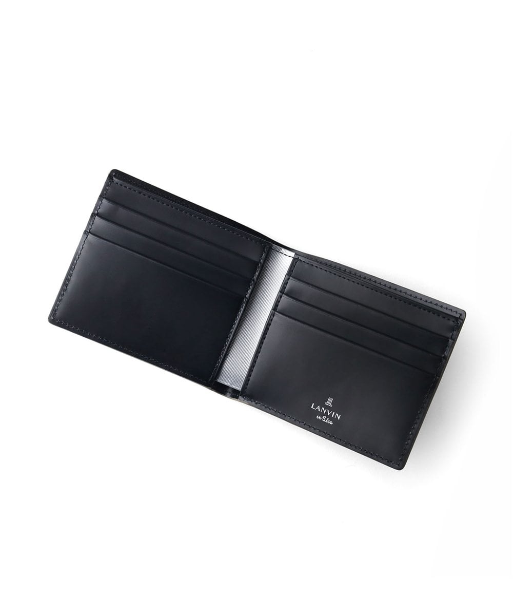 ランバン オン ブルー モル 二つ折り財布 純札 カード段6