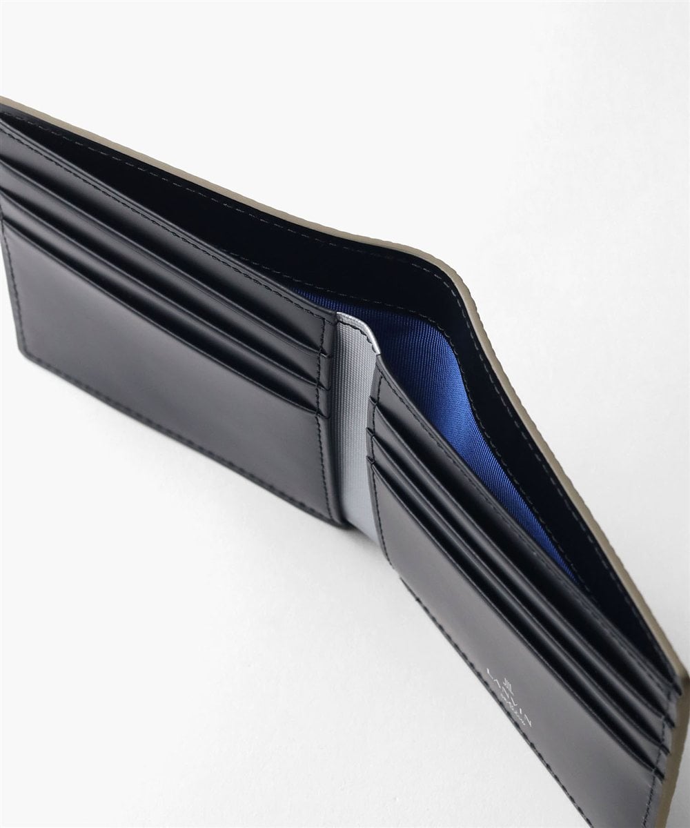 ランバン オン ブルー モル 二つ折り財布 純札 カード段6