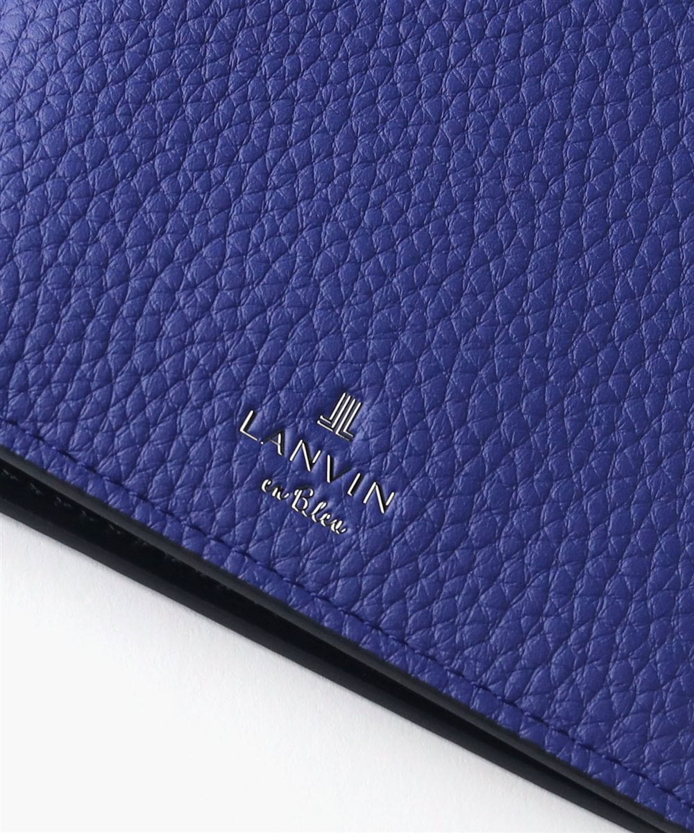 ランバン オン ブルー モル 二つ折り財布 純札 カード段6