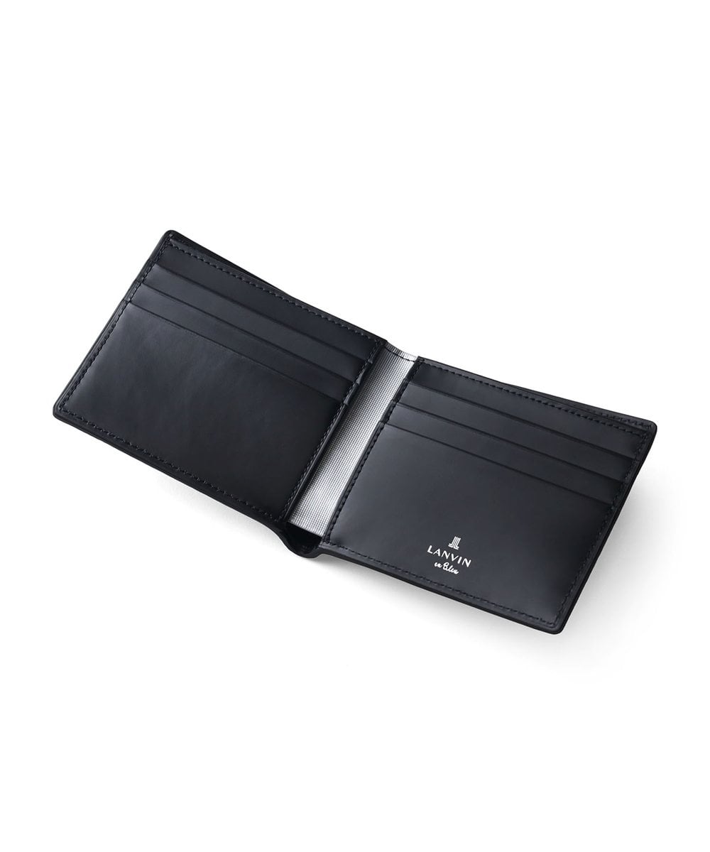 ランバン オン ブルー モル 二つ折り財布 純札 カード段6