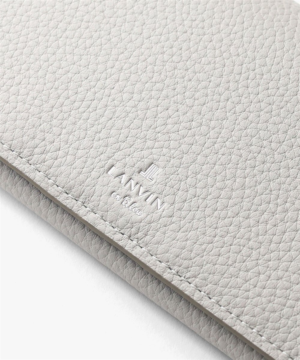 ランバン オン ブルー モル かぶせ長財布 カード段6