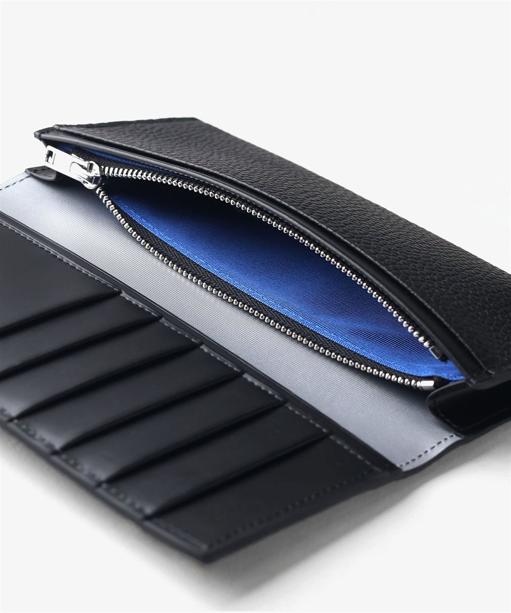 ランバン オン ブルー モル かぶせ長財布 カード段6