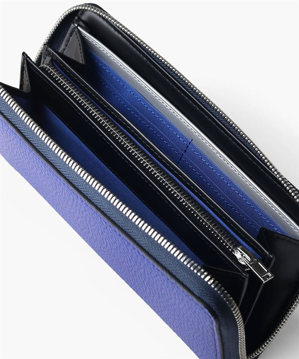 ランバン オン ブルー モル ラウンドファスナー長財布 カード段12