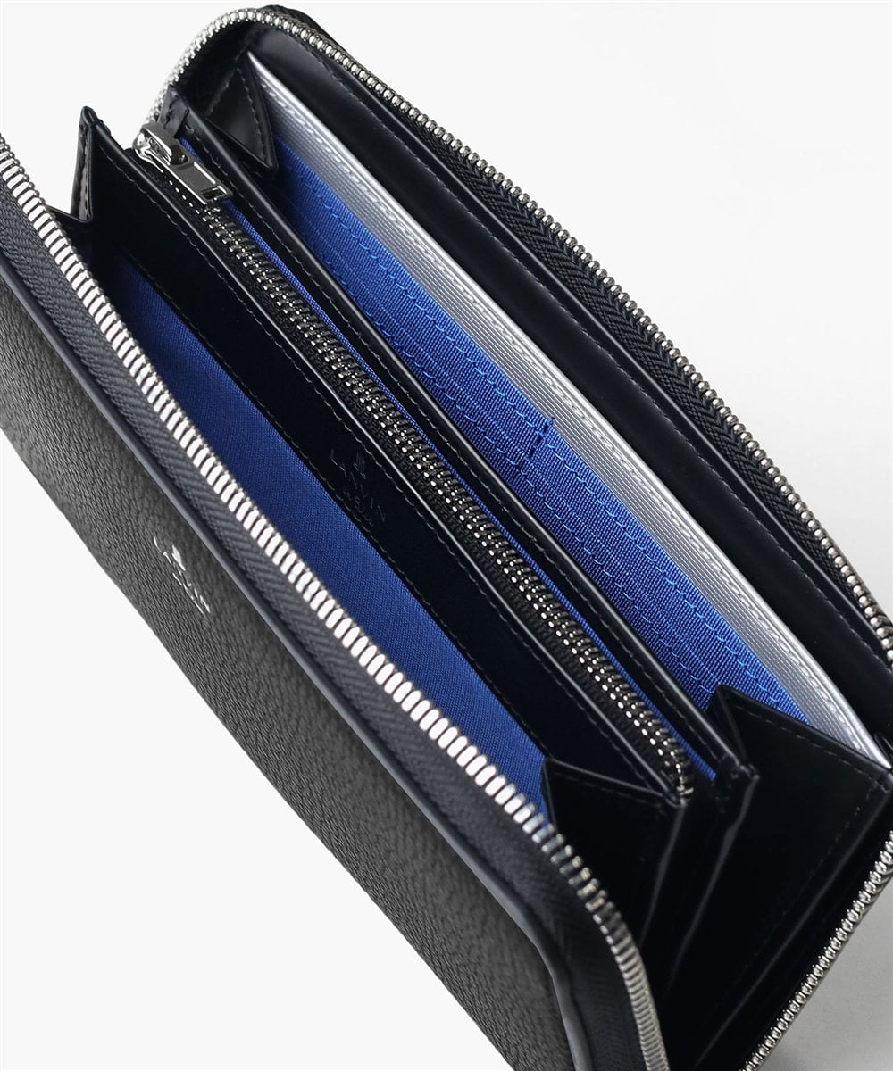 ランバン オン ブルー モル ラウンドファスナー長財布 カード段12