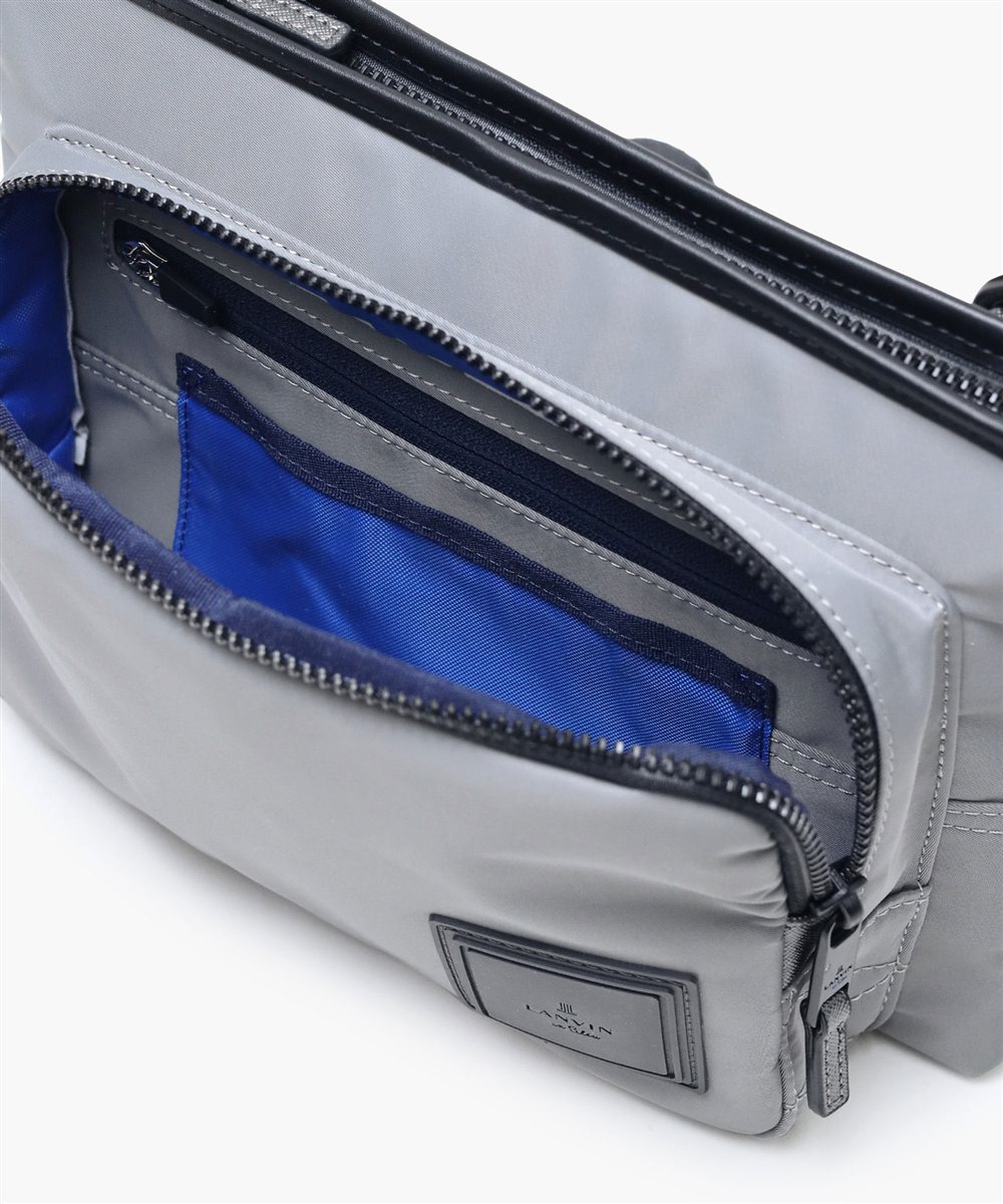 ランバン オン ブルー ショート サコッシュ型 ショルダーバッグ