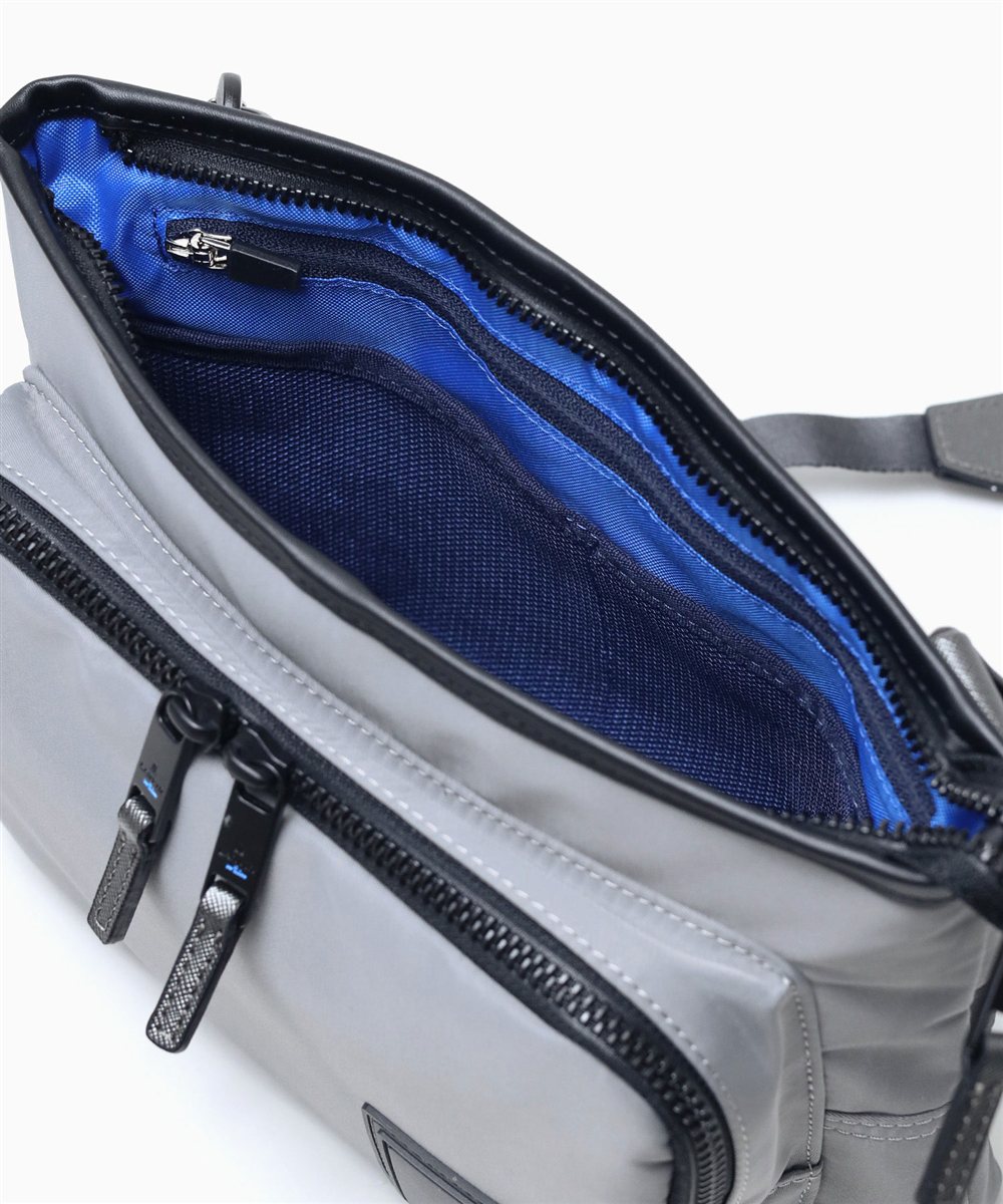 ランバン オン ブルー ショート サコッシュ型 ショルダーバッグ