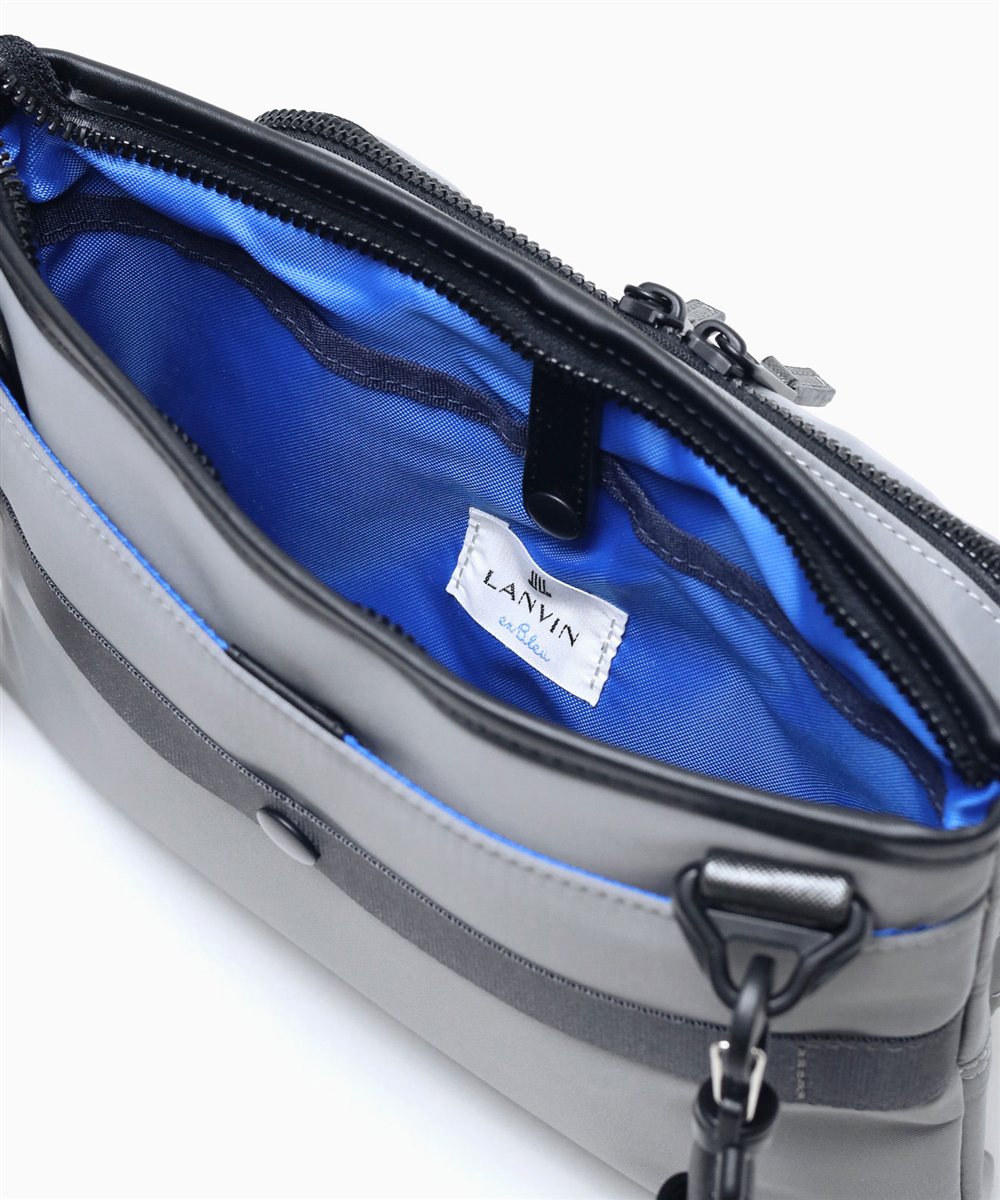 ランバン オン ブルー ショート サコッシュ型 ショルダーバッグ