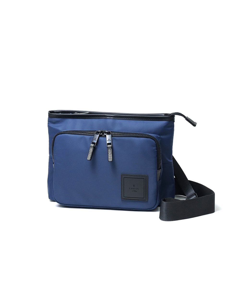 ランバン オン ブルー ショート サコッシュ型 ショルダーバッグ